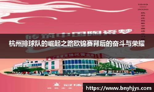 杭州排球队的崛起之路欧锦赛背后的奋斗与荣耀